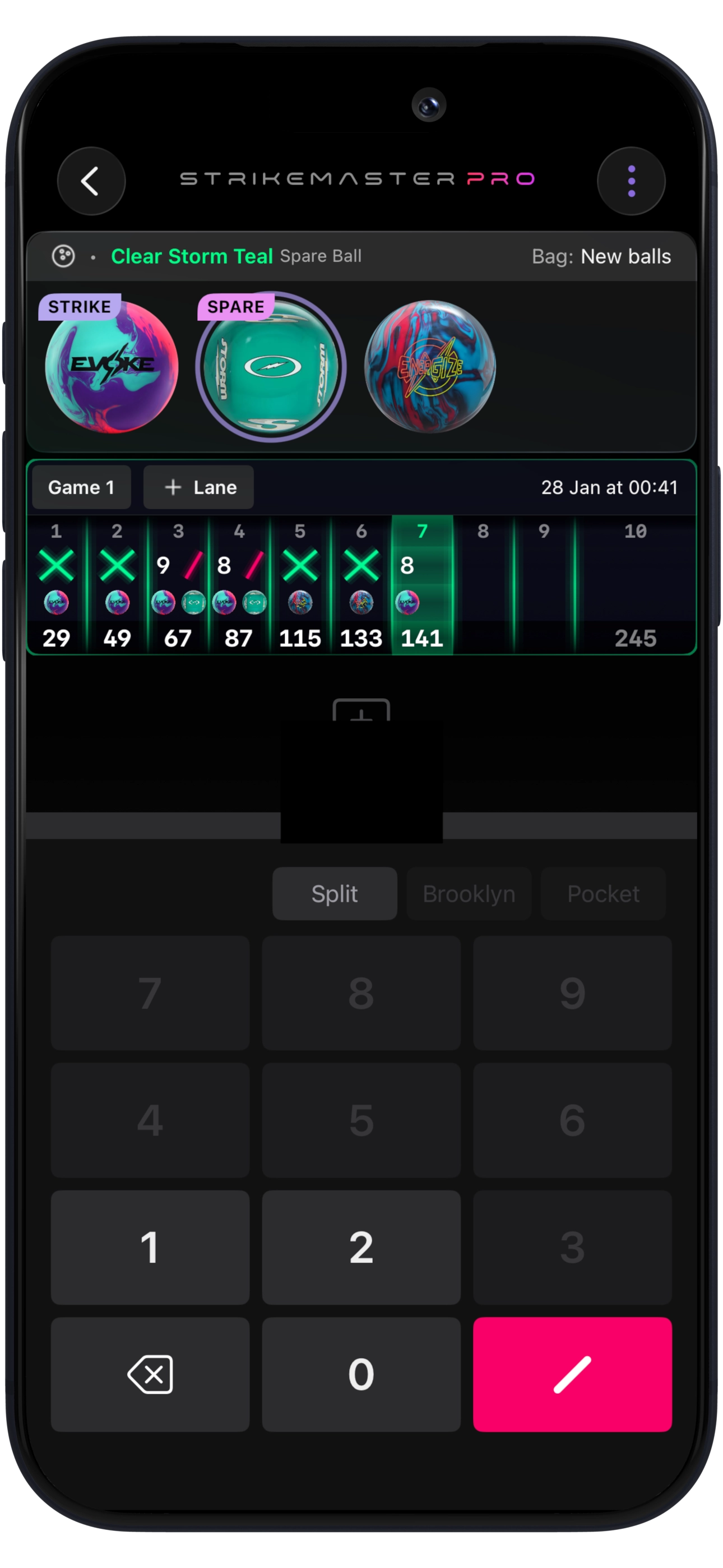 Frame by frame scoring